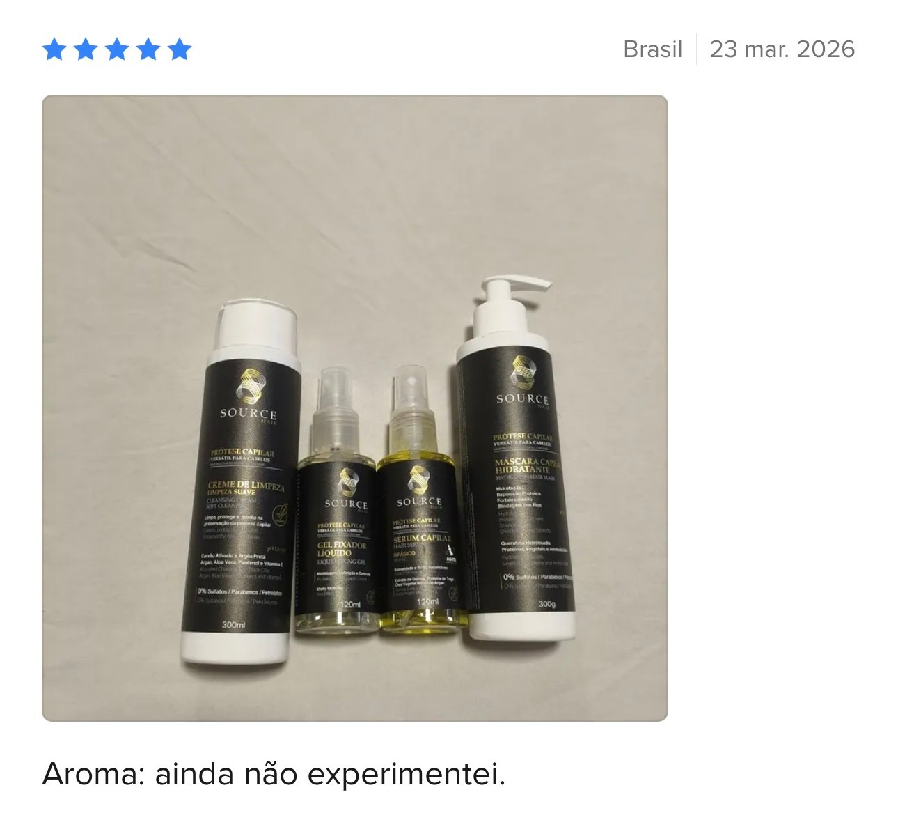 Avaliação de cliente 1