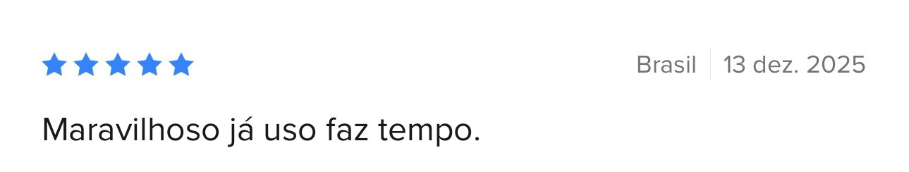 Avaliação de cliente 30